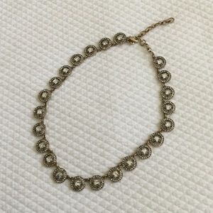 J. Crew Factory Crystal Pinwheel Necklace